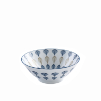 景德镇国产日式陶瓷釉下彩大面碗微波炉适用 7.5英寸