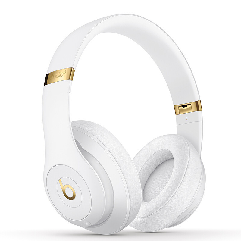 Beats Studio3 Wireless 录音师无线3代 头戴式 蓝牙无线耳机 降噪耳机 游戏耳机 白色