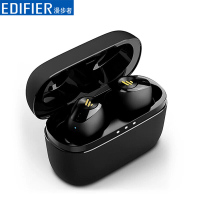 漫步者(EDIFIER)W2蓝牙耳机无线迷你微小型双耳隐形入耳式耳塞 黑色