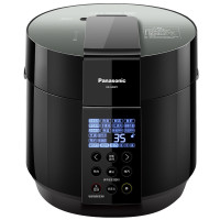 松下（Panasonic）电压力锅 原汁原味 无水料理 无轴搅拌 WIFI版 自动翻转 SR-G50P1