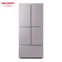 夏普(SHARP)490升 BCD-490WWCE-Z 风冷无霜 变频 静音节能 KMI面板 电脑温控 五门冰箱