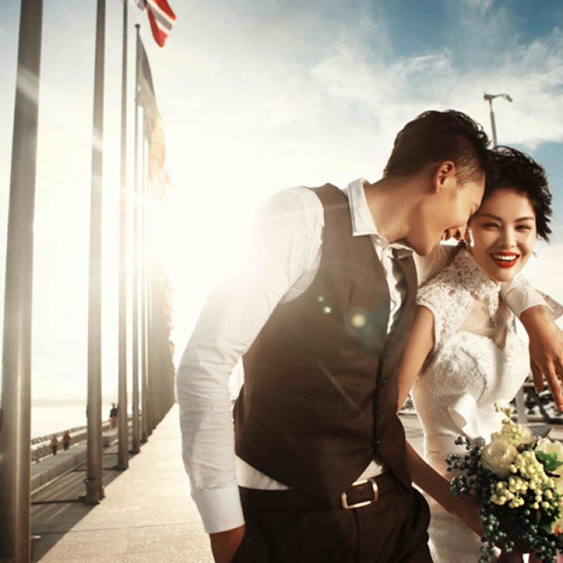 [北京]聚焦8999元青岛旅游婚纱摄影图片