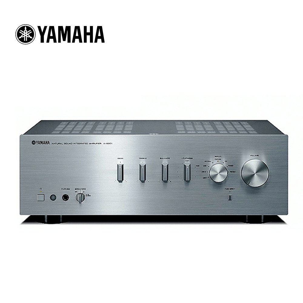 Yamaha/雅马哈 A-S301 Hi-Fi立体声功放机(2*60W)数字接口 银色