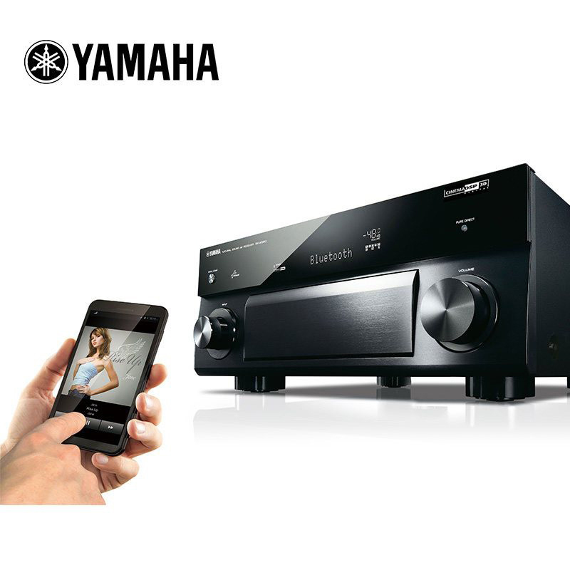 Yamaha/雅马哈 RX-V1079 AV家用全景声功放机数字杜比WiFi蓝牙 黑色