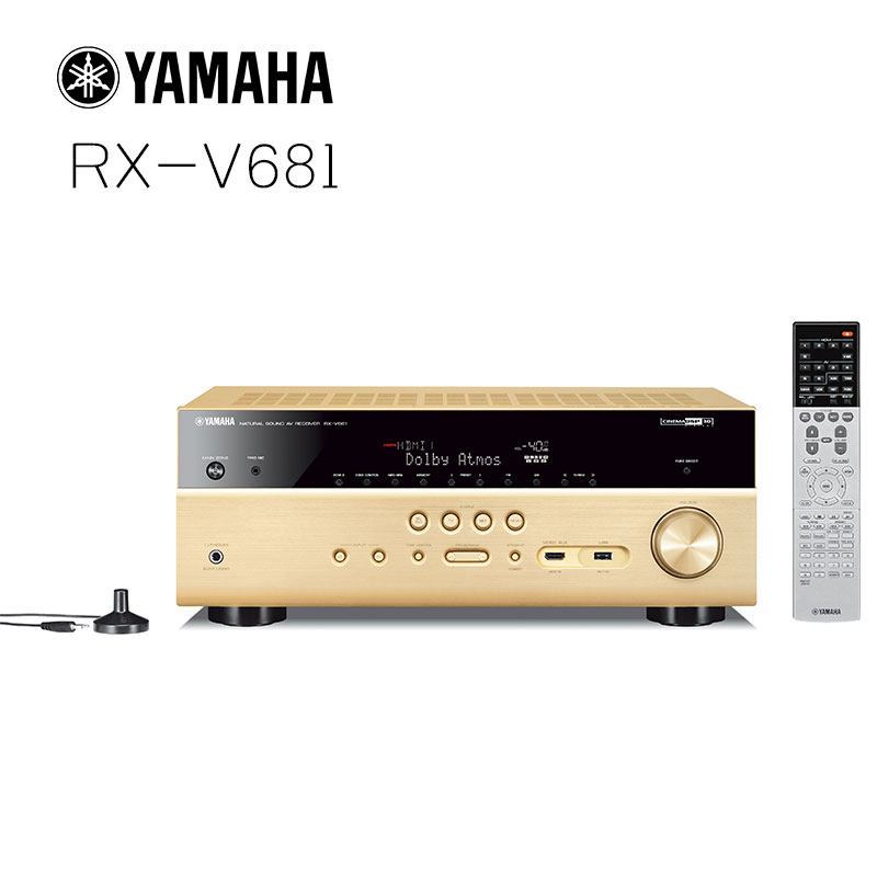 Yamaha/雅马哈 RX-V681 数字7.1家庭影院功放 大功率进口 蓝牙