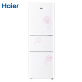 海尔冰箱（Haier） BCD-220STEA 220升三门节能软冷冻冰箱（花舞白）