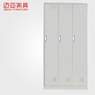 迈亚家具 三门更衣柜铁皮柜员工柜铁衣柜员工储物柜3门更衣柜宿舍... 标准型