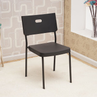 塑料椅子带靠背餐厅等候椅餐椅家用休闲单人办公书桌餐厅凳子