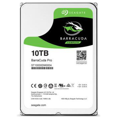 希捷(SEAGATE)酷鱼系列 10TB 7200转256M SATA3 台式机硬盘(ST10000DM0004)