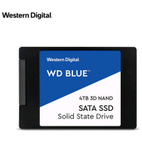 西部数据(WD)4TB SSD固态硬盘 SATA3.0接口 Blue系列-3D进阶高速读写版