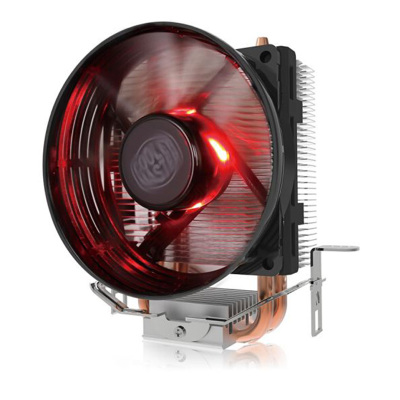酷冷至尊(Cooler Master) T20红光版 CPU散热器(支持多平台/2热管/传Fin工艺/80mm风扇)