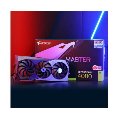 技嘉超级雕GIGABYTE AORUS GeForce RTX 4080 MASTER 16G 电竞游戏设计智能学习电脑独立显卡支持4K