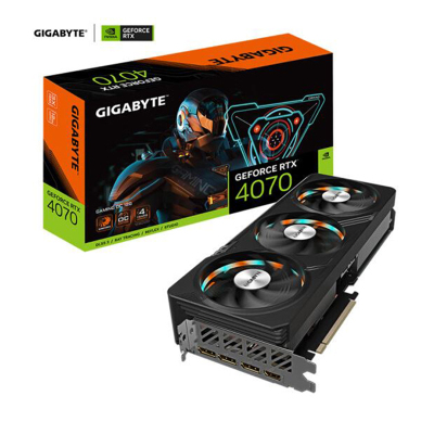 技嘉魔鹰GIGABYTE GeForce RTX 4070 Gaming OC 12G 电竞游戏设计智能学习电脑独立显卡2K/4K