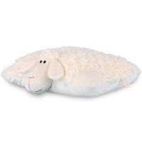 怡多贝evtto 小羊40CM白色靠垫抱枕布娃娃公仔毛绒玩具装饰摆件女生布艺玩偶儿童生日礼物