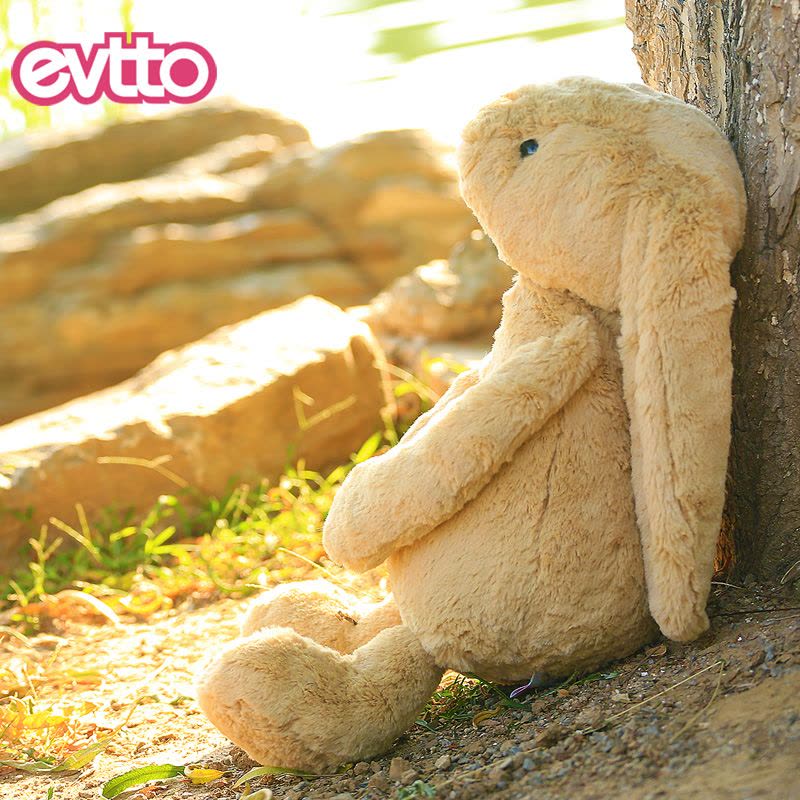 EVTTO 怡多贝正版可爱邦尼兔子毛绒玩具儿童安抚玩偶垂耳兔公仔布娃娃女生生日礼物图片