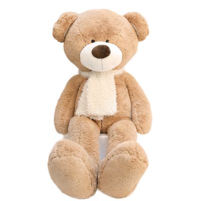 怡多贝evtto正版美国大熊1米围巾熊大熊毛绒玩具布娃娃泰迪熊公仔女生礼物抱抱熊生日礼物毛毛熊