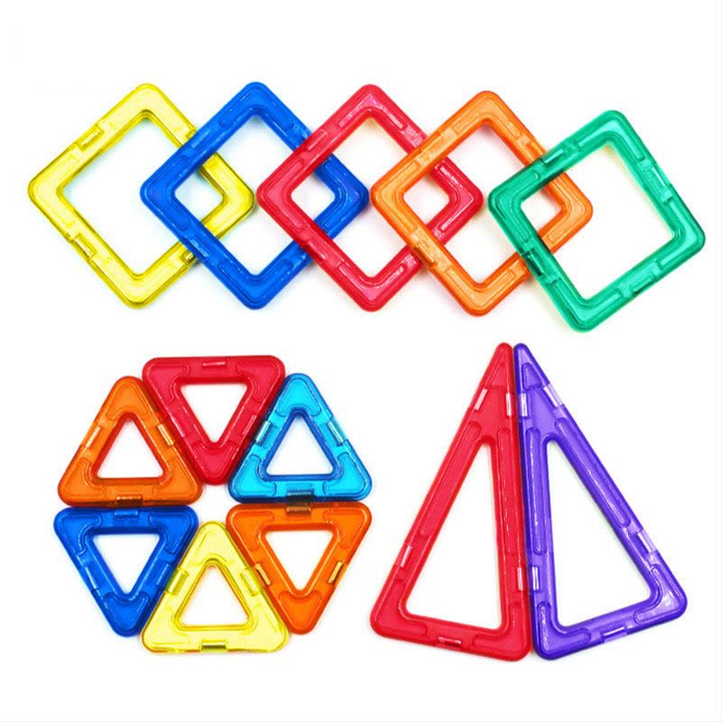 怡多贝(EVTTO) 磁力片113件积木百变提拉磁性积木磁铁拼装建构片儿童玩具图片