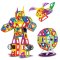 怡多贝(EVTTO) 3-6岁磁力片166件积木ABS拼插玩具拼装磁性百变提拉玩具磁力建构片