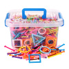 怡多贝(EVTTO)聪明棒积木盒装 塑料拼插拼装益智玩具 500根幼儿园拼搭拼接玩具