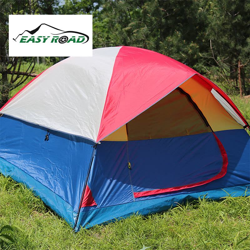 易路达 多人户外登山帐篷 YLD-ZD-006 防水布野外帐篷 颜色随机发货图片