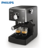 飞利浦（PHILIPS）咖啡机HD8323 家用压力式半自动意式浓缩咖啡机 即冲即饮 HD8323铜金属色面板