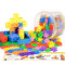 聪乐美数字积木方块彩色塑料积木 桌面数字玩具 数字益智拼插玩具