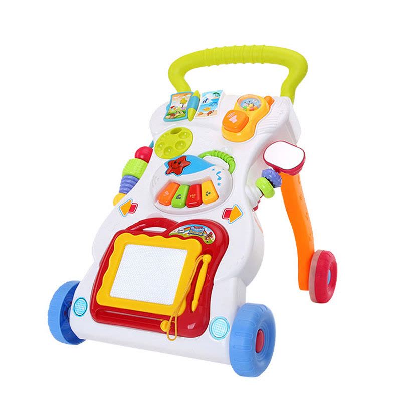 聪乐美宝宝学步车手推车玩具婴儿童可调速防侧翻助步车6/7-18个月图片