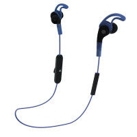 MQbix (BT902) 入耳式无线跑步运动蓝牙耳机 双耳入耳式蓝牙运动耳机立体声通用电脑手机耳机(蓝色）