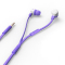 MQBIX （MQGT26） 手机耳机入耳式重低音立体声音乐运动线控HIFI通话耳机（紫色）