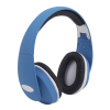 MQbix（HP253A)手机游戏音乐耳机头戴式便携折叠耳机 带麦重低音线控耳机 有线耳机（蓝色）