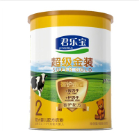 君乐宝(JUNLEBAO)超级金装 2段（6-12个月）较大婴儿配方奶粉800g*1罐装