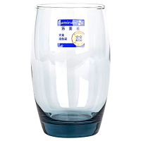 乐美雅 萨通幽蓝直身杯 耐热玻璃水杯加厚果汁杯L1707
