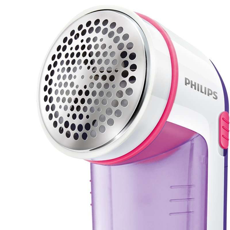 飞利浦(Philips) 干电式(放电池)衣物去毛球器GC026 剃绒毛器 可分离毛球盒 紫色