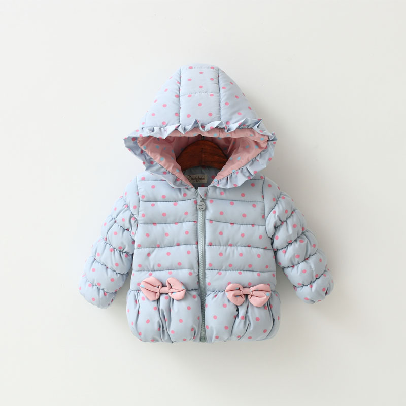 女宝宝棉衣外套新款女童冬装棉服婴儿羽绒加厚棉袄冬季面包服