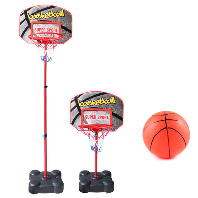 运动公园玩具户外体育室内投篮玩具3-6岁儿童玩具塑料篮球架可升降儿童玩具礼物 220H篮球架1.6米高