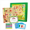 DHA磁性木制运笔迷宫儿童玩具动手锻炼亲子互动游戏3-6岁儿童迷宫礼物 环游世界磁性迷宫