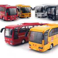 铠胜隆惯性炫灯光音乐美国校巴校车巴士儿童交通玩具塑胶车模大公交车巴士