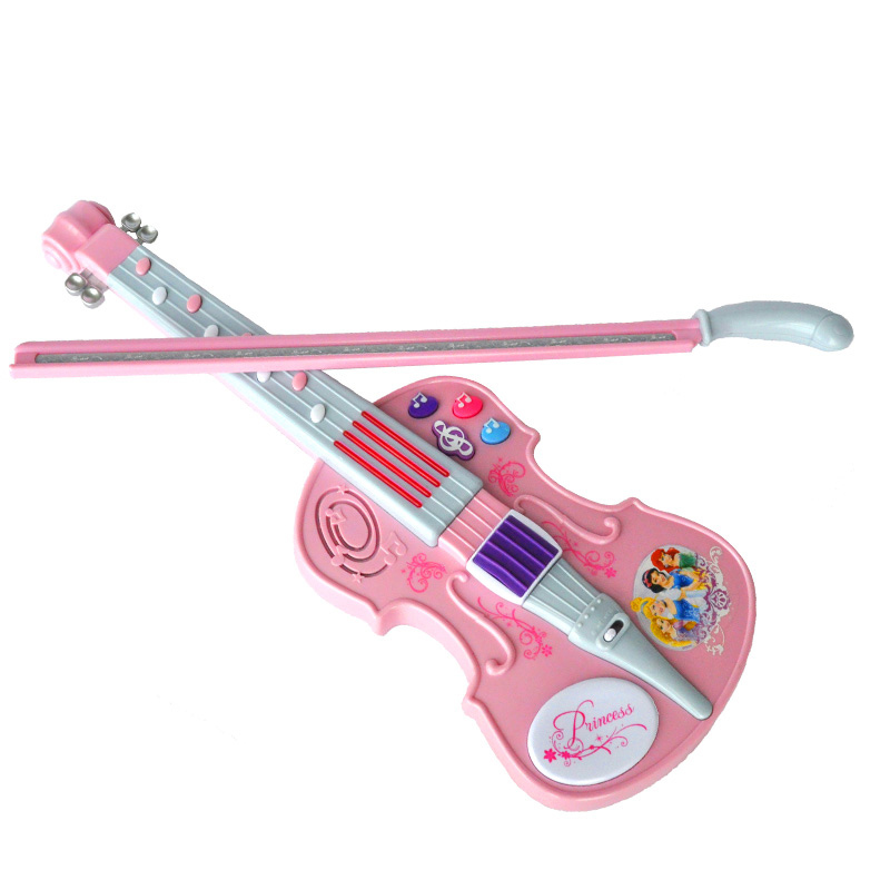 英纷小提琴儿童玩具女童女孩宝宝2-4岁仿真乐器生日礼物初学者 公主款