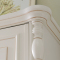 A家家具 衣柜 美式乡村衣柜 卧室推拉门大衣柜实木框架四门简约欧式白色板式柜子整体木质 XM017