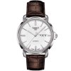 天梭(TISSOT)海星系列真皮白盘正装男士自动机械手表T065.430.16.031.00正品