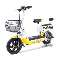 小刀电动车 电动自行车48V时尚新款滑板电动助车贝贝 双人踏板助力车