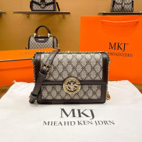 MKJ专柜正品包包新款正品女包小香风系列菱格小方包单肩斜跨女包小包