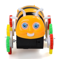 新品电动玩具车 小蜜蜂翻斗车 自动翻转电动车男孩女孩儿童玩具