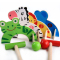 儿童益智休闲玩具动物门球木质玩具亲子家庭互动4-6岁