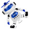 充电版 劲风旋舞者儿童机器人会唱歌跳舞旋转舞蹈灯光音乐电动智能玩具 充电版带6节电池