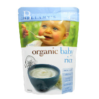 【澳大利亚直邮】贝拉米(BELLAMY’S) 婴儿有机米粉 无糖无盐宝宝米糊 4个月以上辅食 125g/袋