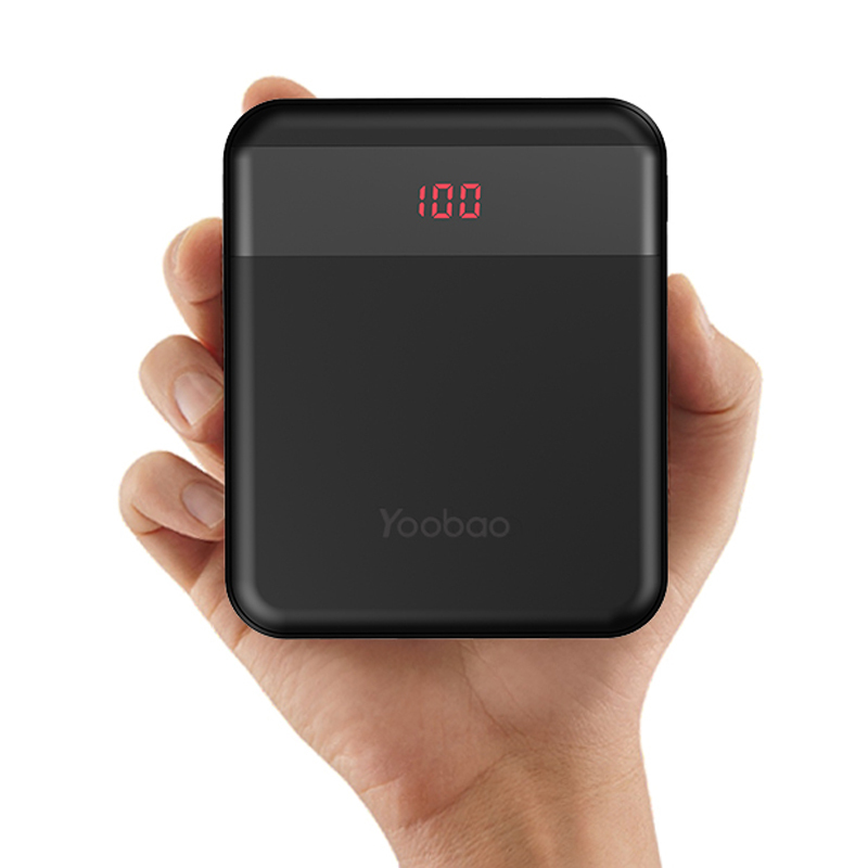 yoobao羽博快充充电宝数显电量10000毫安移动电源手机通用便携迷你通用