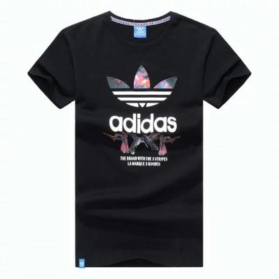 adidas阿迪达斯运动休闲T恤2017新款夏季男装训练跑步圆领短袖上衣