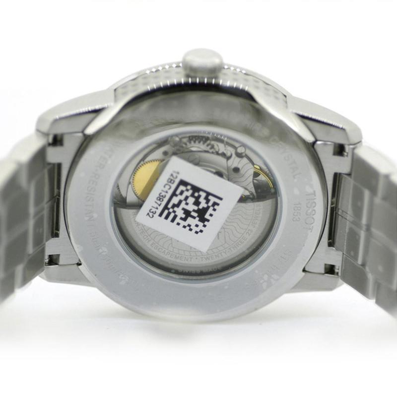 天梭Tissot 豪致自动机械瑞士手表钢带男表T086.407.11.061.00