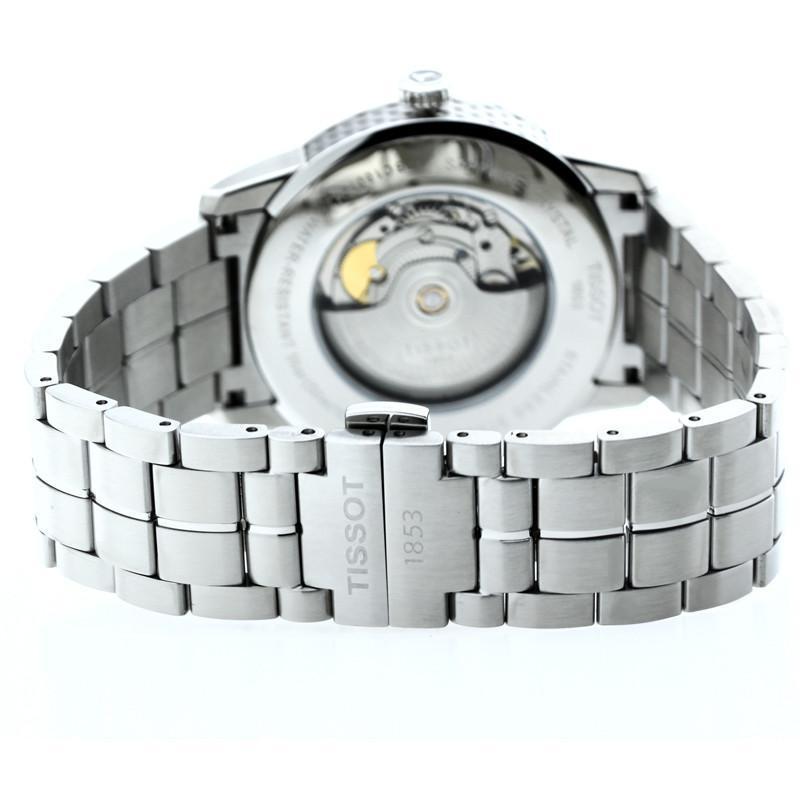 天梭Tissot 豪致自动机械瑞士手表钢带男表T086.407.11.061.00